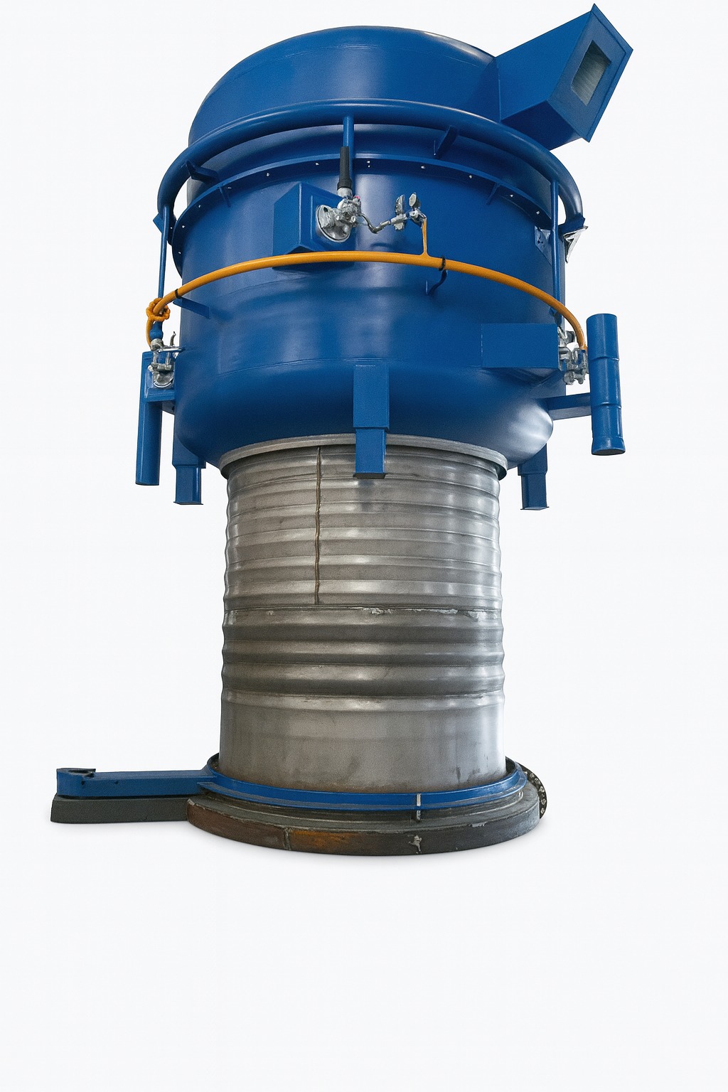 Bell-type industrial furnace